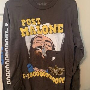 Post Malone F1 Trillion VIP Long Sleeve Size M